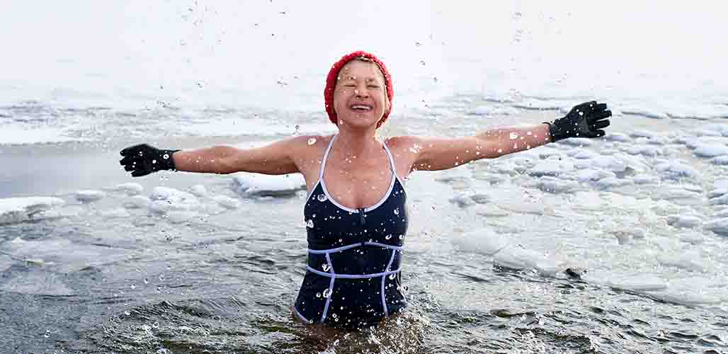 what to wear after a cold swim