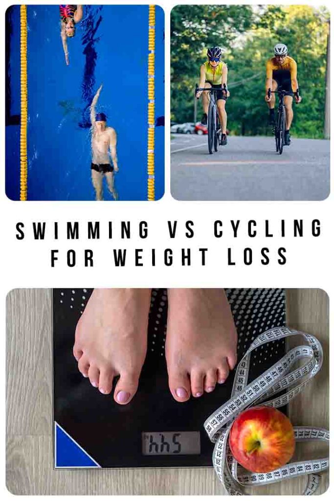 swimming vs cycling for weight loss