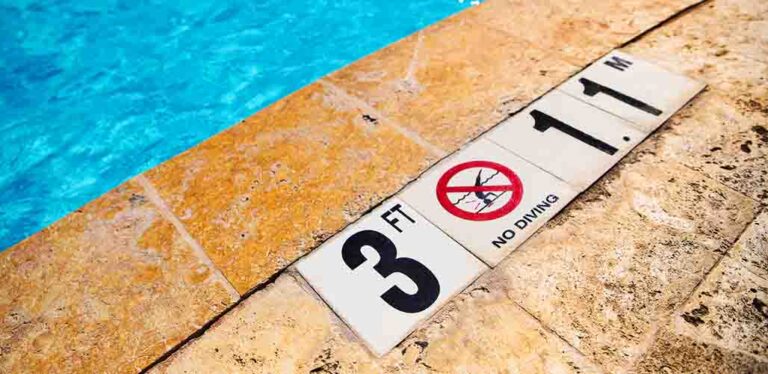 What Is A Safe Pool Depth For Jumping Into?