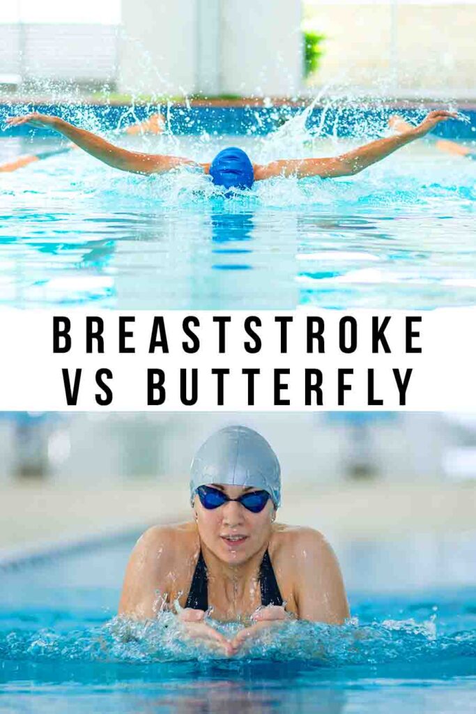 breaststroke vs butterfly